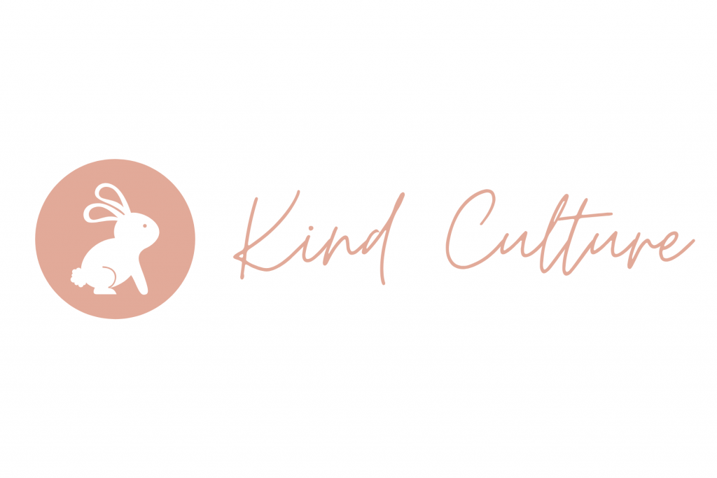 kind culture bunny label logo